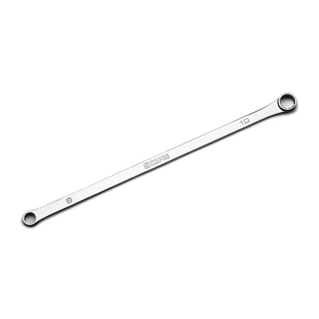 Capri Tools 8 mm x 10 mm 0-Degree Offset Extra-Long Box End Wrench CP11800-0810